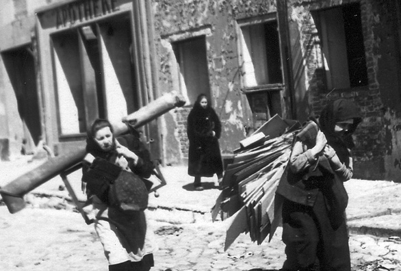 Getto, 9 stycznia 1945 r. szaber